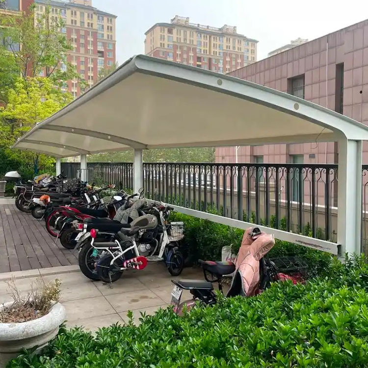 铁门关市膜结构电动车棚